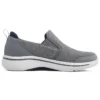 Zapatos bajos Go Walk Arch Fit Lazy, color gris