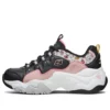Zapatos bajos Skechers x Line Friends D’ Lites 3.0, estilo chunky, en negro/rosa