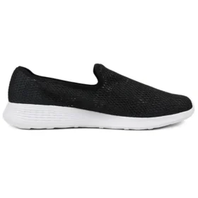 Zapatos casuales bajos sin cordones, negros