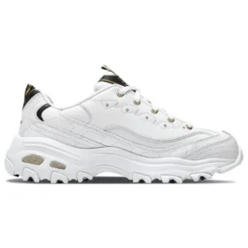 Zapatos D’ Lites de caña baja estilo «dad shoes» GS en blanco