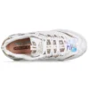 Zapatos D’ Lites de caña baja estilo papá, blancos/dorados
