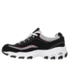 Zapatos D’ Lites de caña baja estilo papá Negro/Rosa