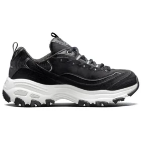 Zapatos D’ Lites de terciopelo de caña baja estilo papá Negro/Blanco Zapatos D’ Lites de terciopelo de caña baja estilo papá Negro/Blanco