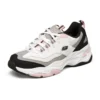 Zapatos D’ Lites Low-Dad Blanco/Negro/Rosa