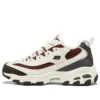 Zapatos D’ Lites Zip Along «Blanco, burdeos y gris»