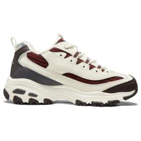 Zapatos D’ Lites Zip Along «Blanco, burdeos y gris»