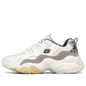 Zapatos de correr bajos One Punch Man x Skechers D lites 3.0 Blanco/Gris