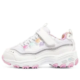 Zapatos de correr D’ Lites Strap con Memory Foam «Blanco Rosa»
