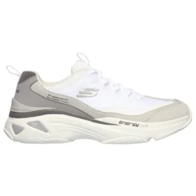 Zapatos de correr de caña baja Energy Racer Gris/Blanco