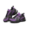 Zapatos de correr de caña baja One Punch Man x Skechers Stamina V2 Negro/Morado