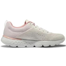 Zapatos de correr Go Run 400 de caña baja, blancos/rosa