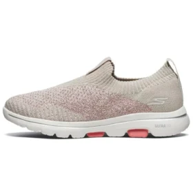 Zapatos de correr Go Walk 5 Marrón/Rosa/Blanco