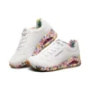Zapatos de correr James Goldcrown x Skechers Uno Low, color blanco