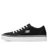 Zapatos de lona bajos con suela de copa, color negro