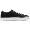 Zapatos de lona bajos con suela de copa, color negro