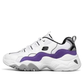 Zapatos de running bajos One Punch Man x Skechers D’ Lites 3.0 Blanco/Morado