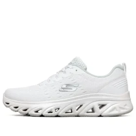 Zapatos de running de caña baja Glide-Step Sport Blanco/Plata