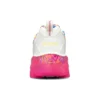 Zapatos de running de caña baja James Goldcrown x Skechers D’ Lites Crystal, rosa/blanco