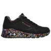 Zapatos de running de caña baja James Goldcrown x Skechers Uno, color negro
