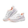 Zapatos de running Delta con Max Cushioning «Blanco Naranja Púrpura»