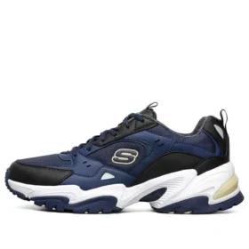Zapatos de running One Punch Man x Skechers Stamina V2 de caña baja Azul/Negro