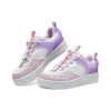 Zapatos de skate «Blanco Rosa Púrpura»