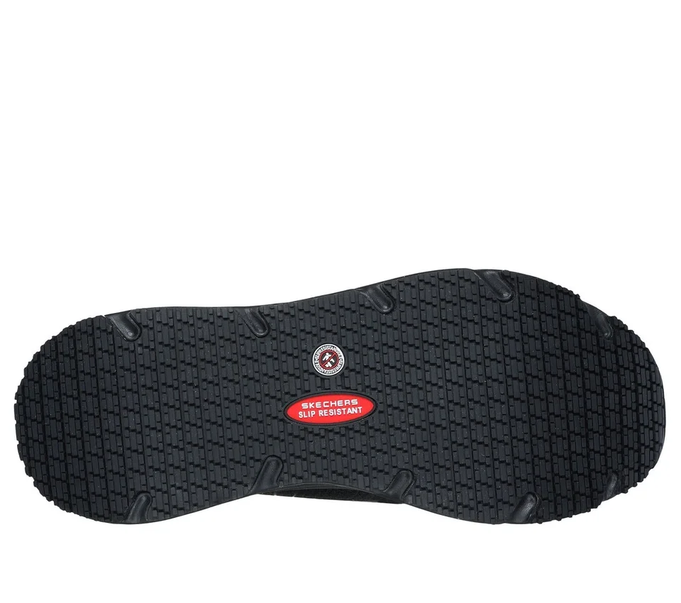 Zapatos de trabajo antideslizantes Skechers Slip-ins con ajuste Relaxed Fit: Max Cushioning Elite – Remmal Zapatos de trabajo antideslizantes Skechers Slip-ins con ajuste Relaxed Fit: Max Cushioning Elite – Remmal