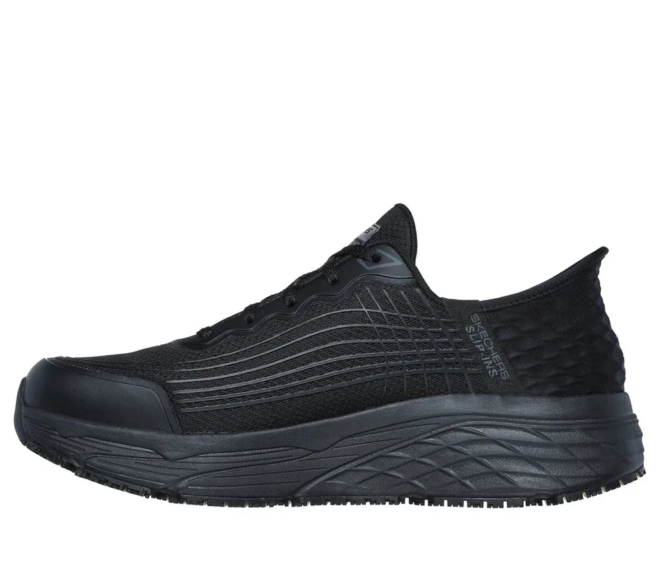 Zapatos de trabajo antideslizantes Skechers Slip-ins con ajuste Relaxed Fit: Max Cushioning Elite – Remmal Zapatos de trabajo antideslizantes Skechers Slip-ins con ajuste Relaxed Fit: Max Cushioning Elite – Remmal