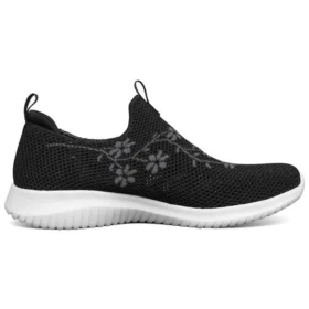Zapatos deportivos bajos minimalistas, transpirables y ultra flexibles, de estilo athleisure, en color negro
