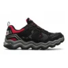 Zapatos deportivos bajos Turbowave antideslizantes y resistentes al desgaste, negro y rojo