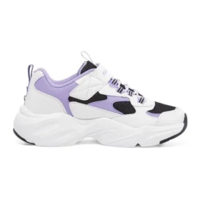 Zapatos deportivos «Blanco Negro Púrpura»