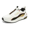 Zapatos deportivos casuales «Blanco Negro Rojo»