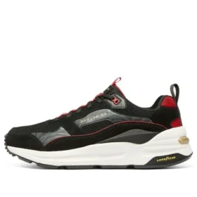 Zapatos deportivos casuales «Negro Gris Rojo»