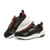 Zapatos deportivos casuales «Negro Gris Rojo»