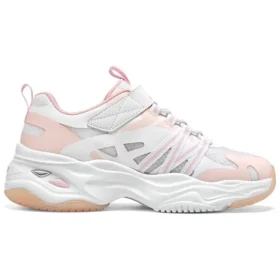 Zapatos Dlites Chunky «Blanco Rosa»