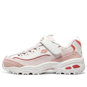 Zapatos Dlites Chunky «Blanco Rosa Rojo»