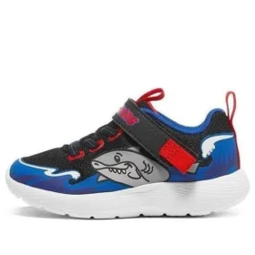 Zapatos Dyna-Lite Shark-Wave «Negro Azul Rojo»