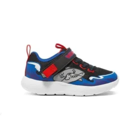 Zapatos Dyna-Lite Shark-Wave «Negro Azul Rojo»