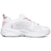 Zapatos gruesos de ocio D’ Lites Campus, blancos/rosa