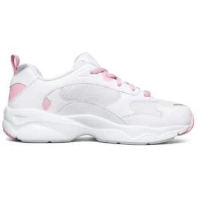 Zapatos gruesos de ocio D’ Lites Campus, blancos/rosa