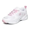 Zapatos gruesos de ocio D’ Lites Campus, blancos/rosa