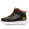 Zapatos Microspec Zovox con velcro «Negro Gris Rojo»