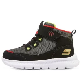 Zapatos Microspec Zovox con velcro «Negro Gris Rojo»