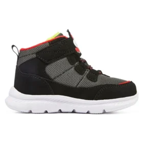 Zapatos Microspec Zovox con velcro «Negro Gris Rojo»