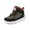 Zapatos Microspec Zovox con velcro «Negro Gris Rojo»