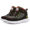 Zapatos Microspec Zovox con velcro «Negro Gris Rojo»