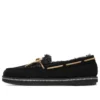 Zapatos sin cordones de caña baja Cozy Campfire, color negro