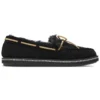 Zapatos sin cordones de caña baja Cozy Campfire, color negro
