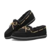 Zapatos sin cordones de caña baja Cozy Campfire, color negro