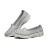 Zapatos sin cordones de caña baja H2 Go, estilo mocasín, en color gris